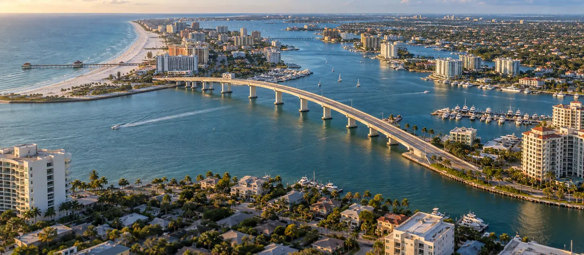 Aerial view of Clearwater, Florida