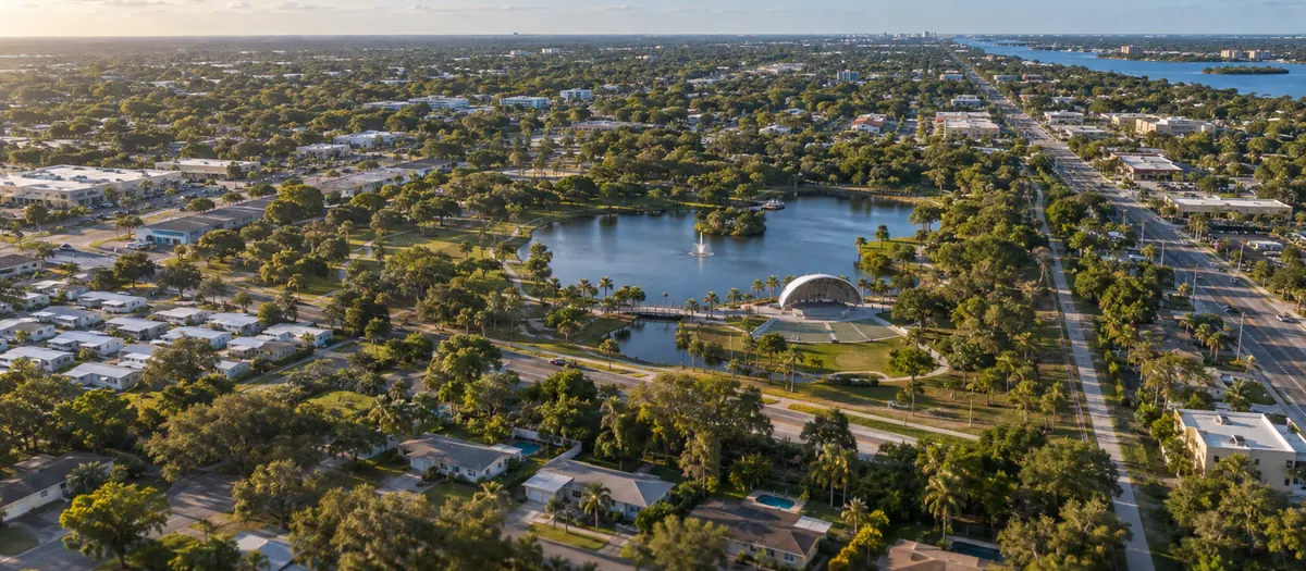 Aerial view of Largo, Florida