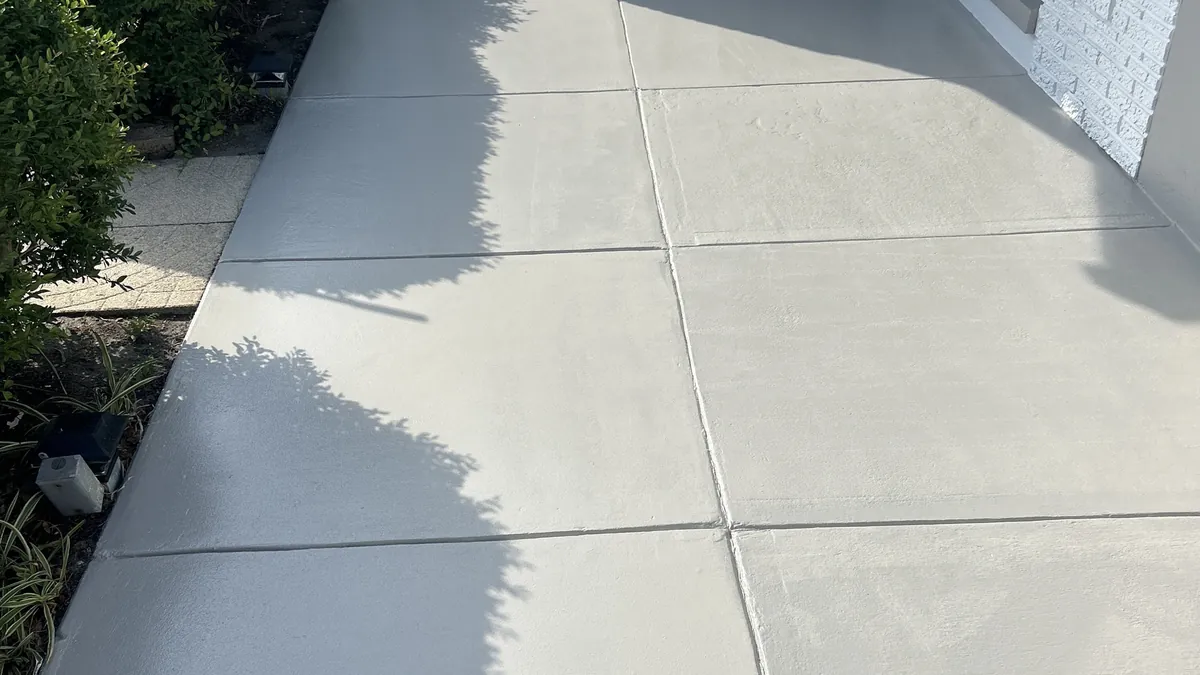 Pressure Washing work by Miracle Painting
